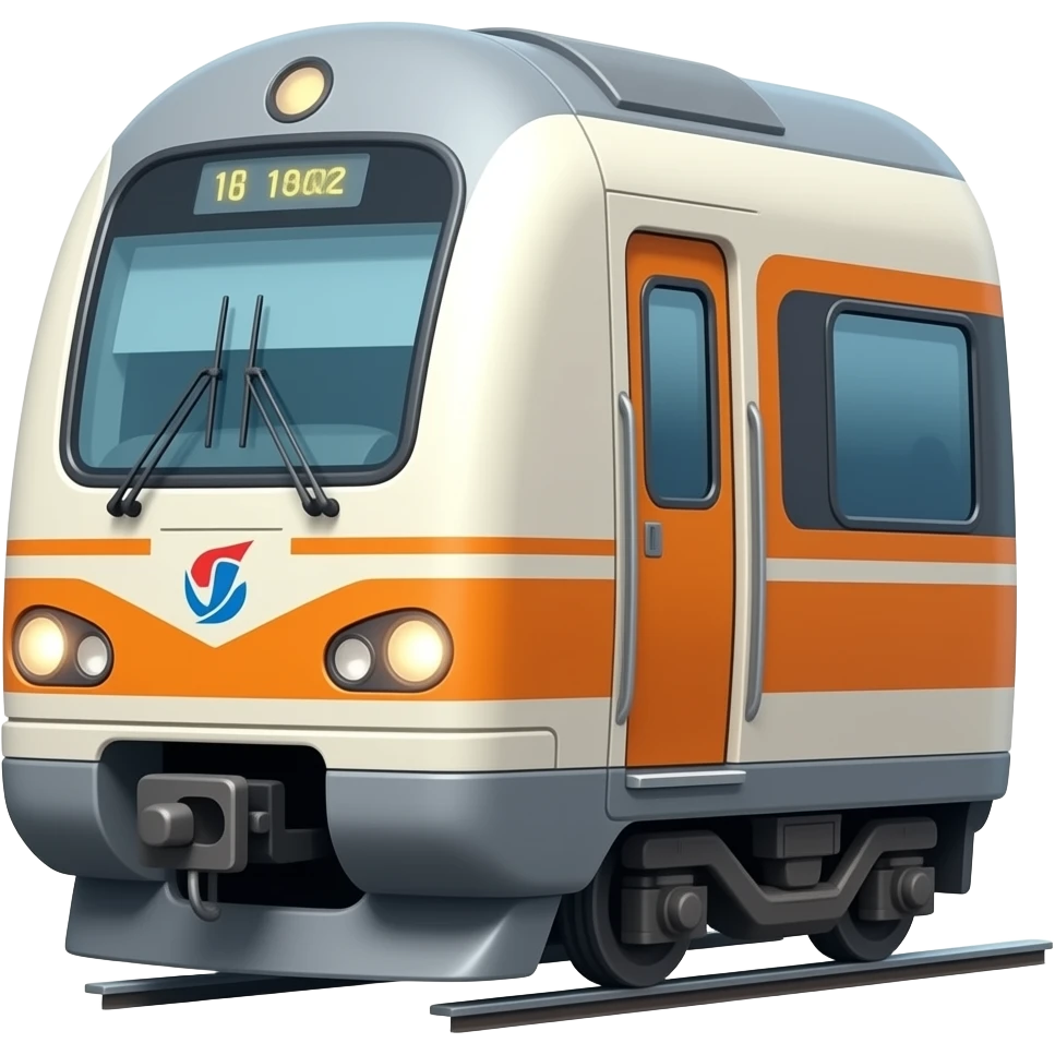 Traveling by train emoji