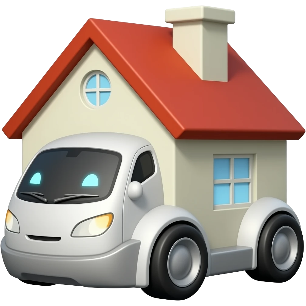 house delivery robot emoji
