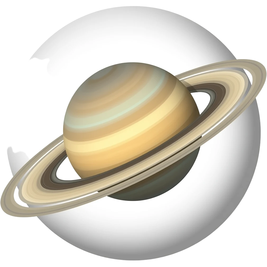 Haumea rings dwarf planet without background emoji