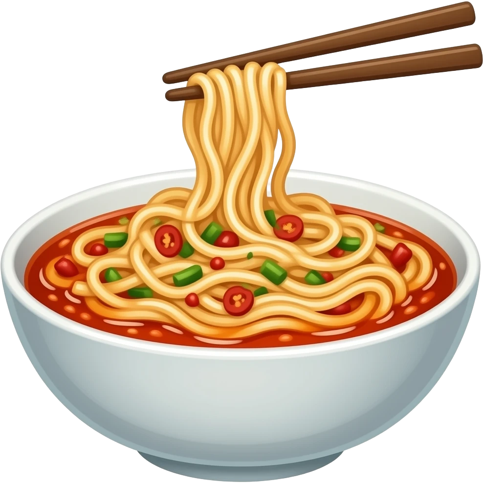 spicy noodles emoji