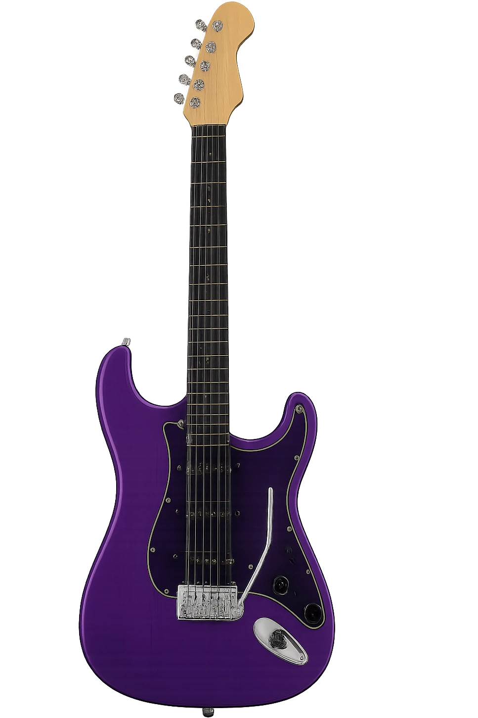purple guitar emoji