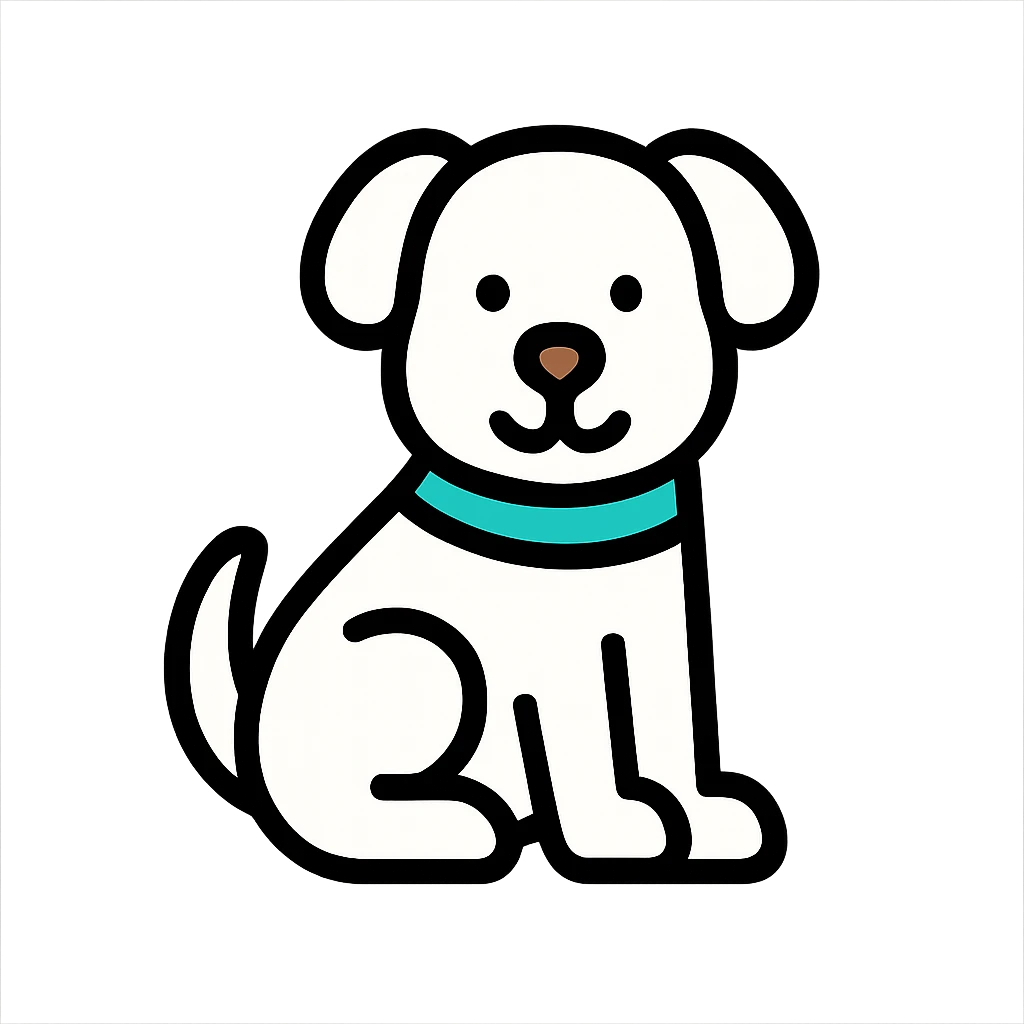 white dog emoji