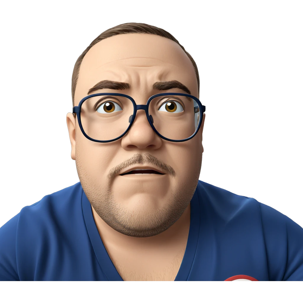 boy with glasses indoors emoji