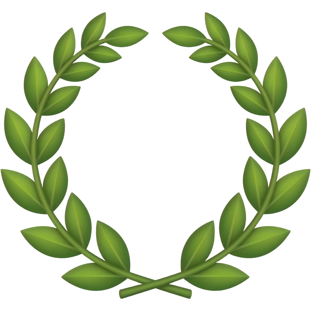 la corona di alloro non deve unirsi emoji