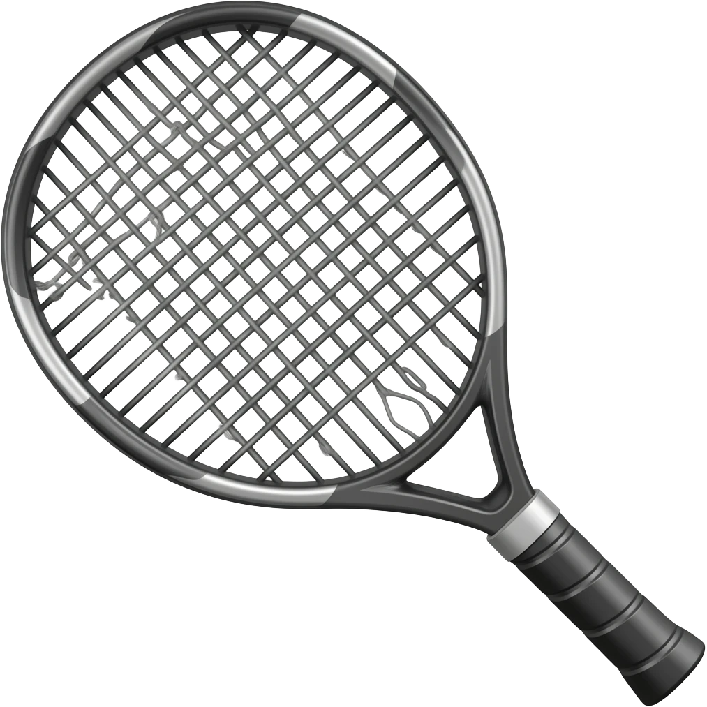 Padel racket no strings emoji