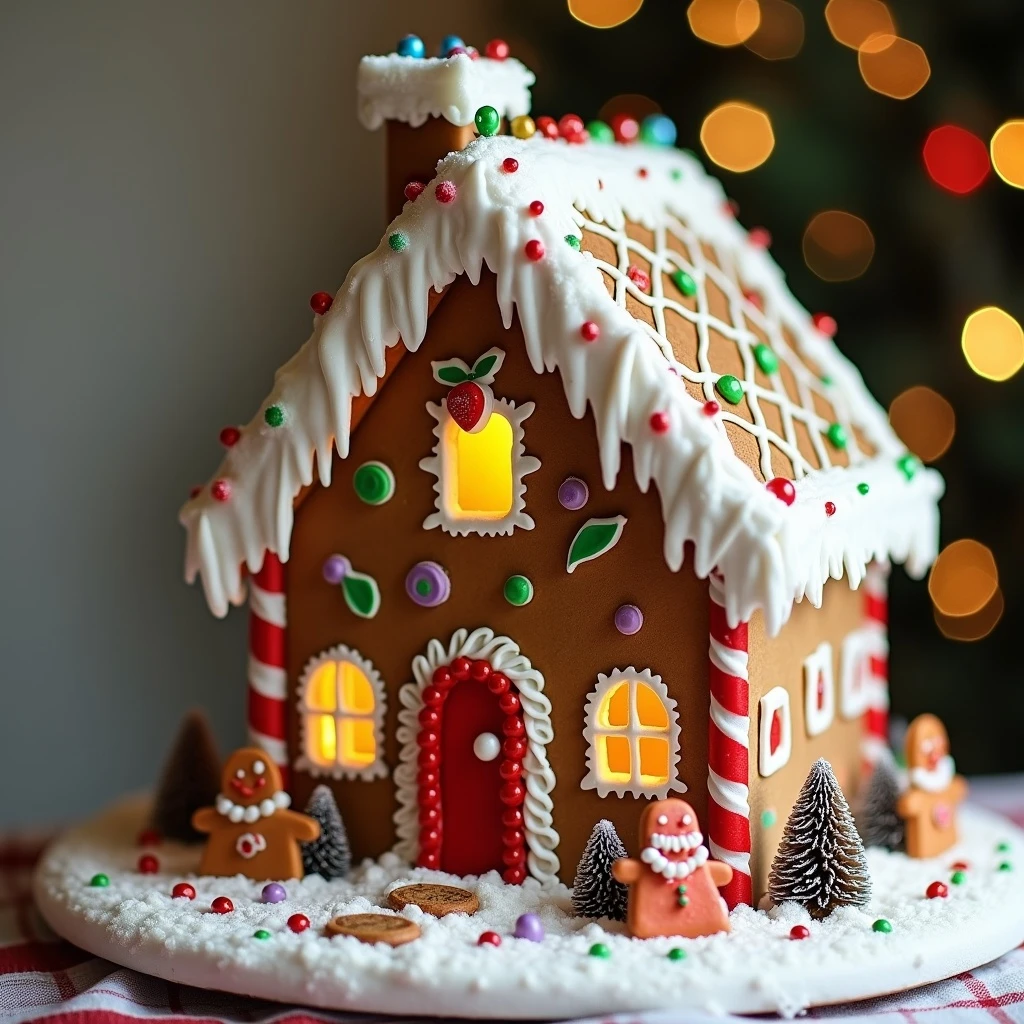 gingerbread house emoji
