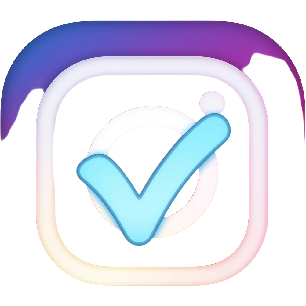 İstegram mavi tik logosu emoji