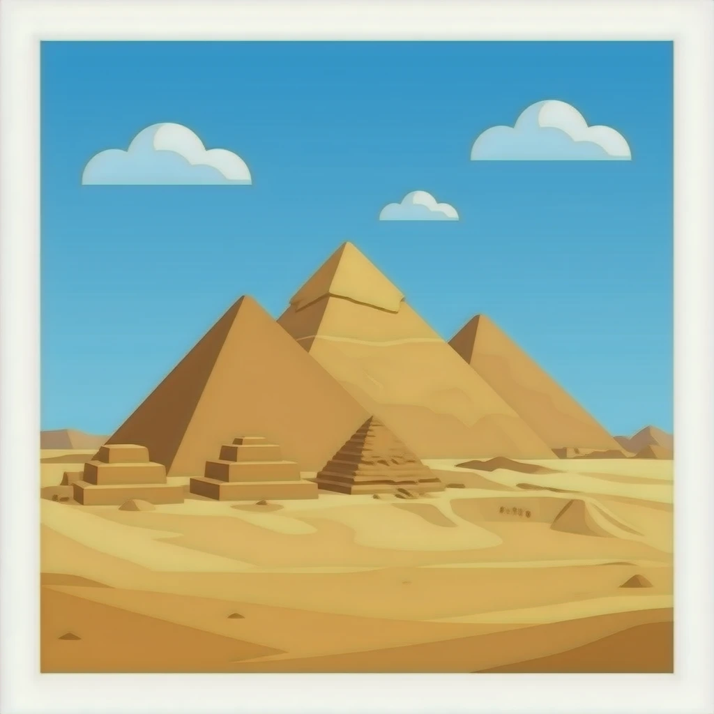 eygptian pyrimids landmark emoji