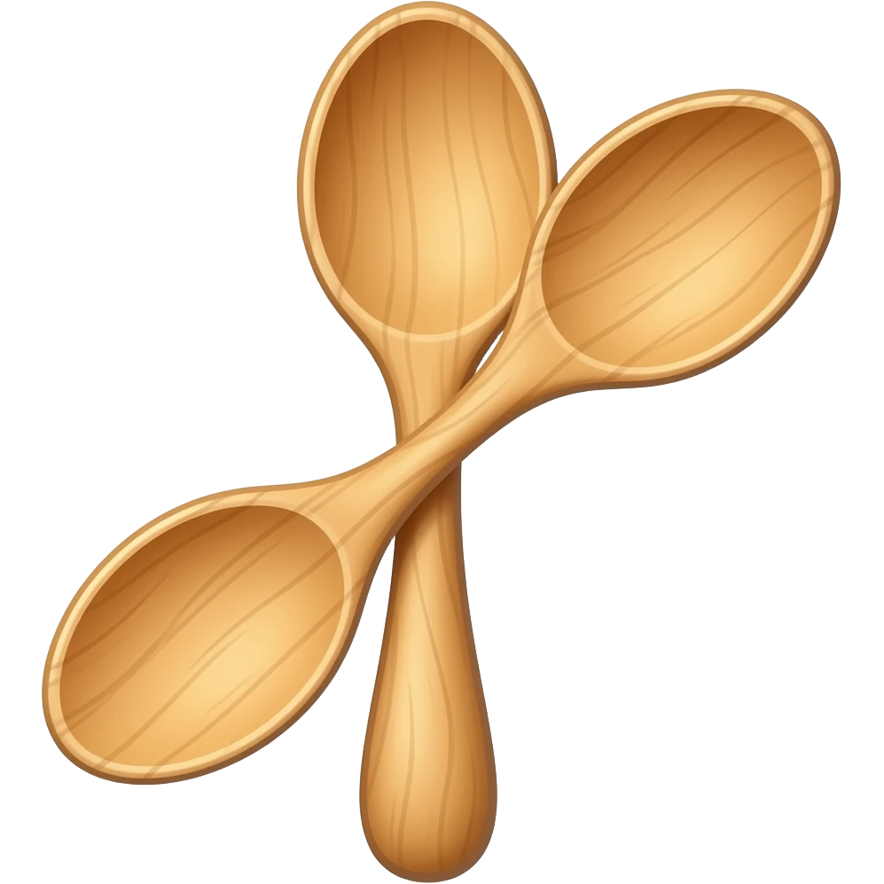 vertical wooden spoon emoji