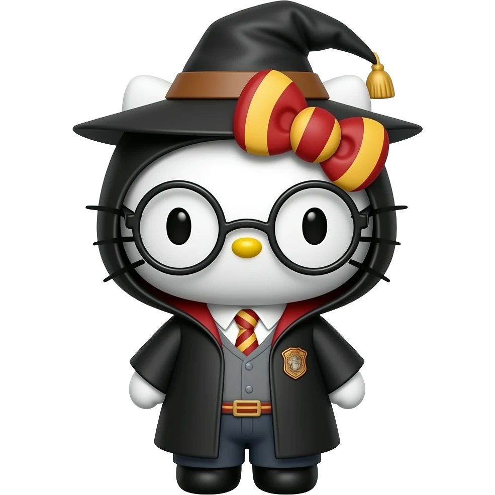 hello kitty vestida  de harry potter emoji