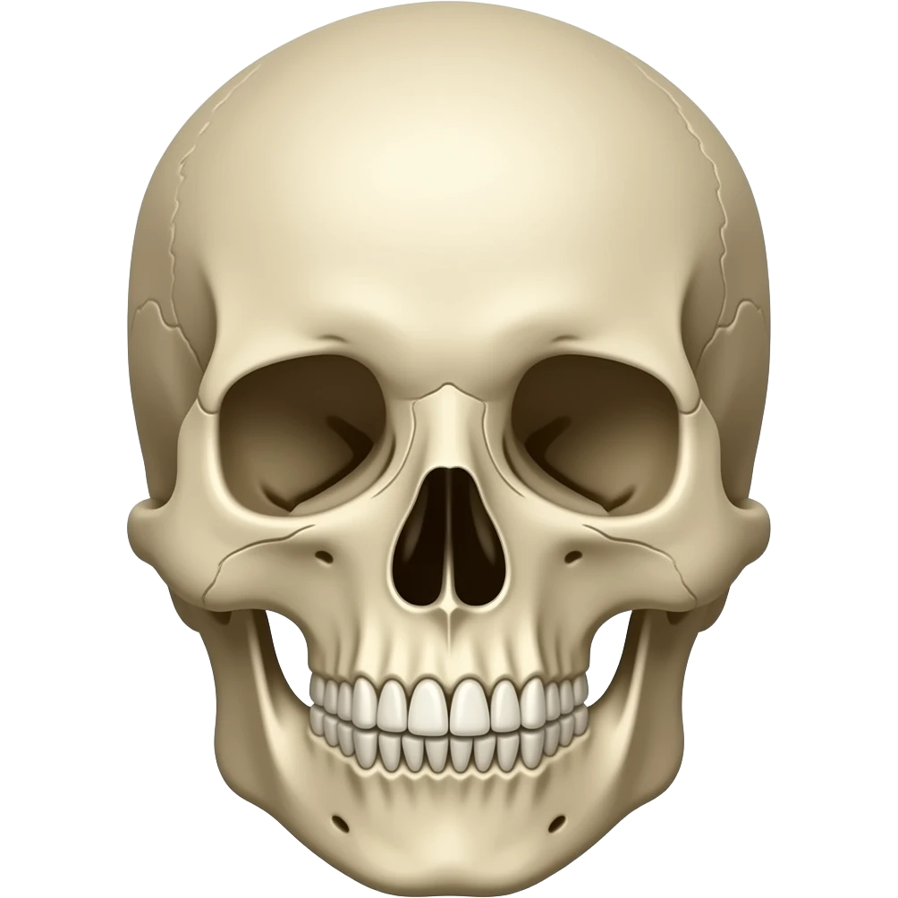 Skull. Face emoji