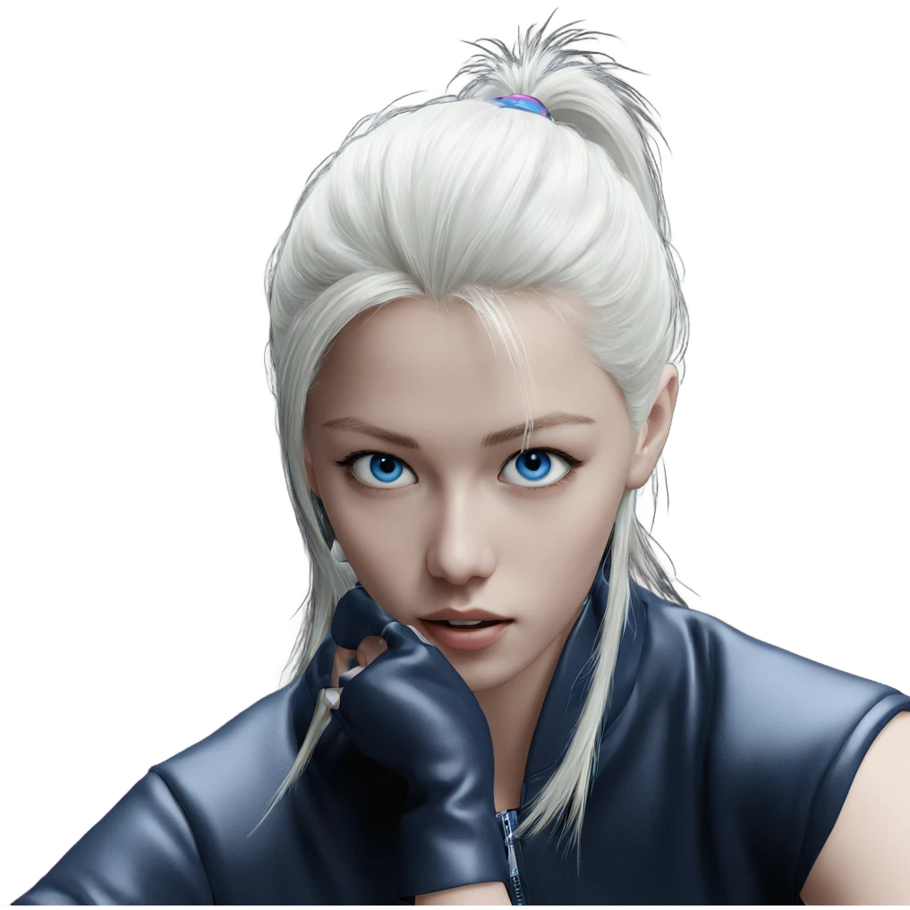 girl with blue eyes emoji