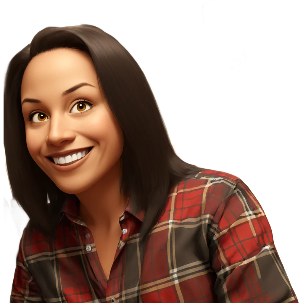 smiling solo in plaid meme emoji