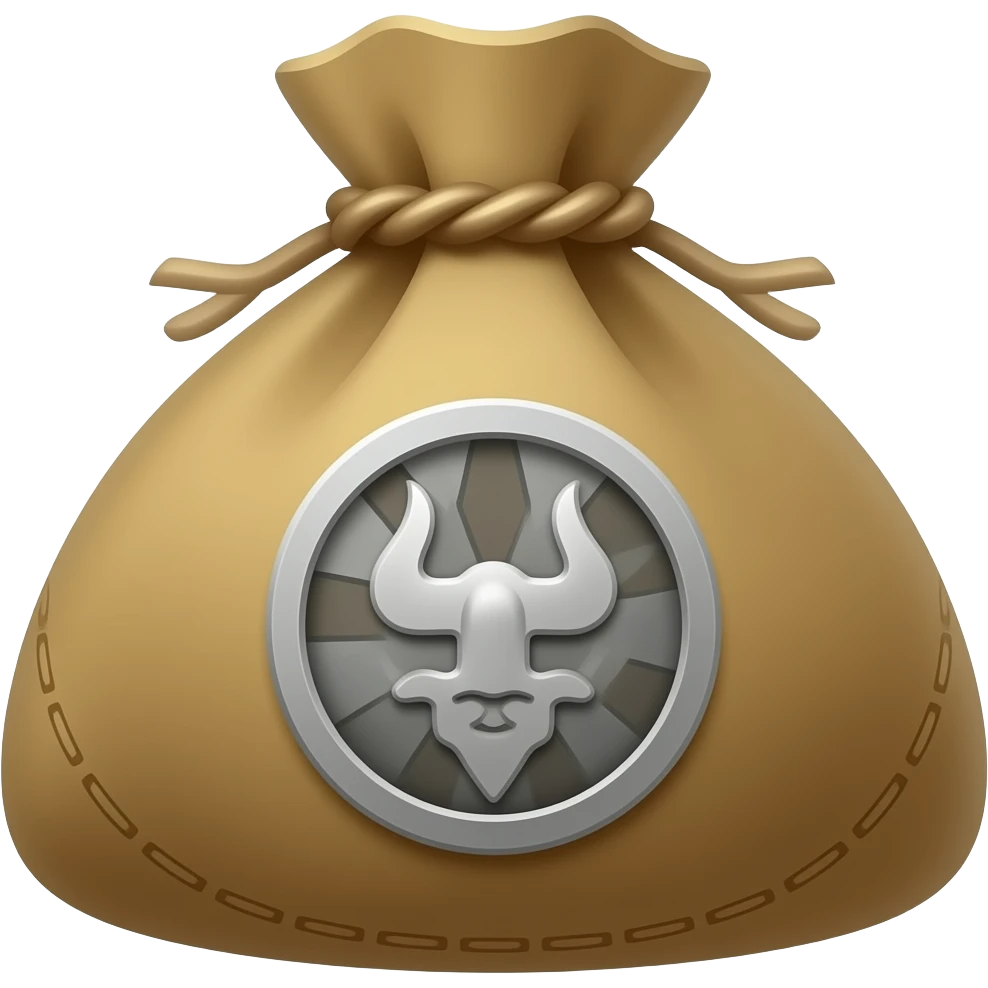 Viking money pouch viking symbol emoji
