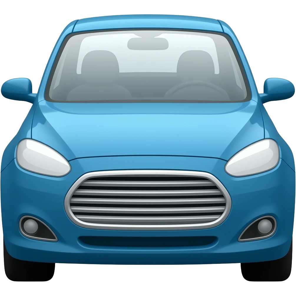 blue car emoji