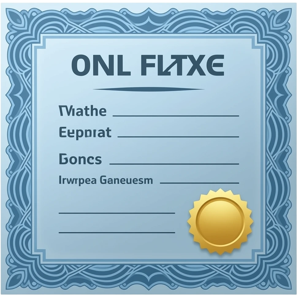 Make me a birth certificate emoji, but make sure it's blue. emoji