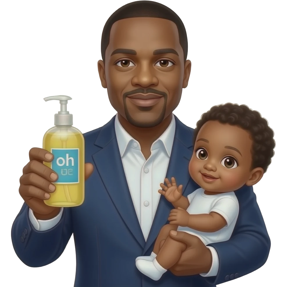P diddy holding baby oil emoji
