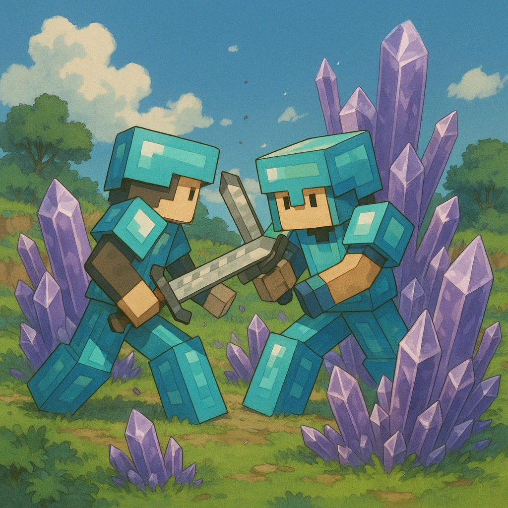 Minecraft Crystal PvP emoji