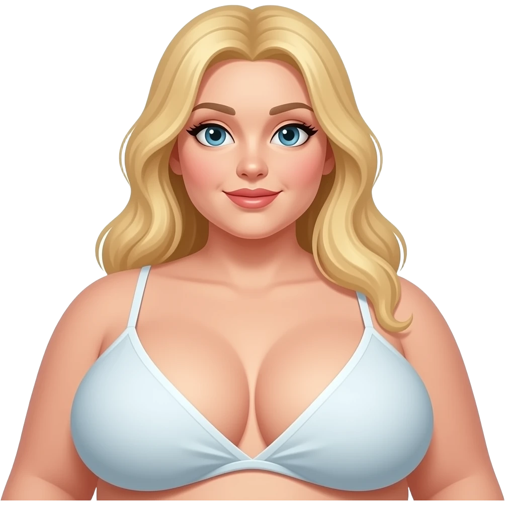 upuzun saçlı ev kadar büyük açık göğüslü sarışın kadın emojisi emoji