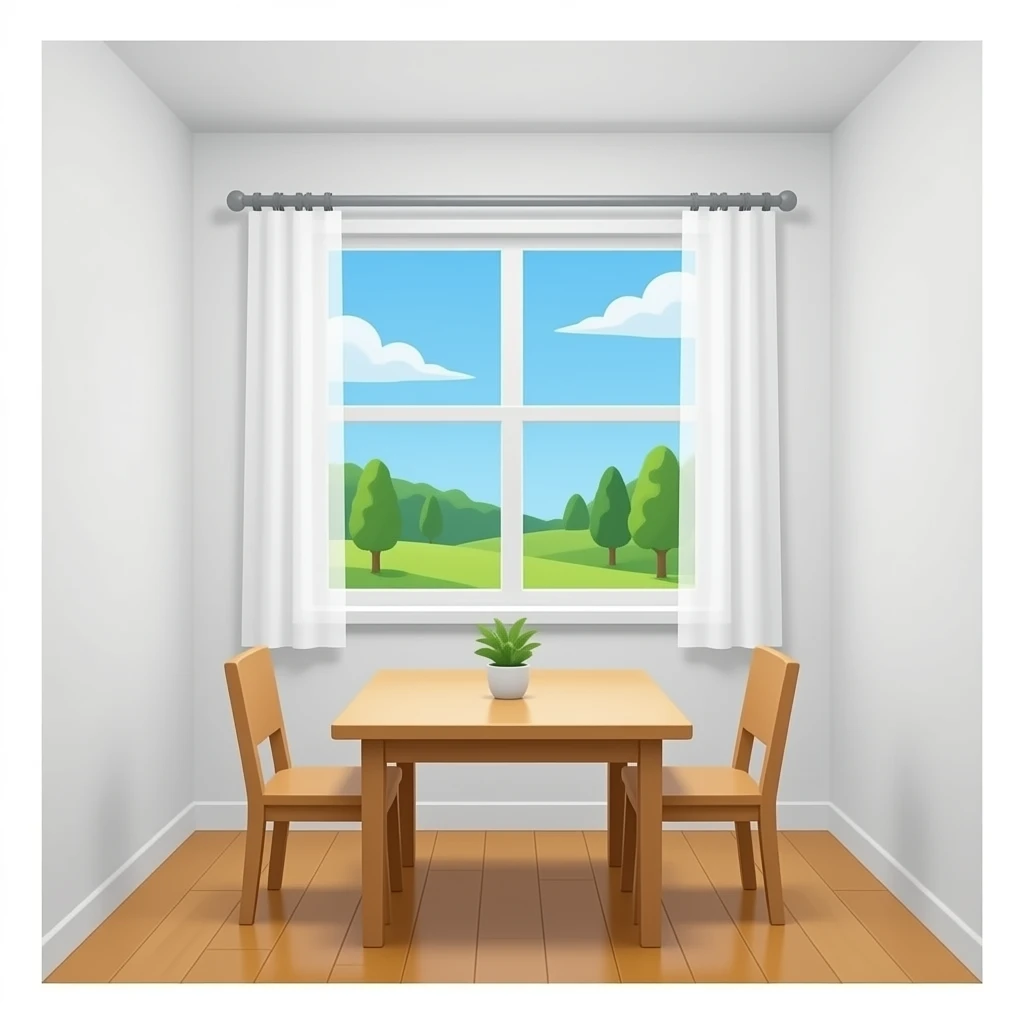 put the table in the middle of the room emoji