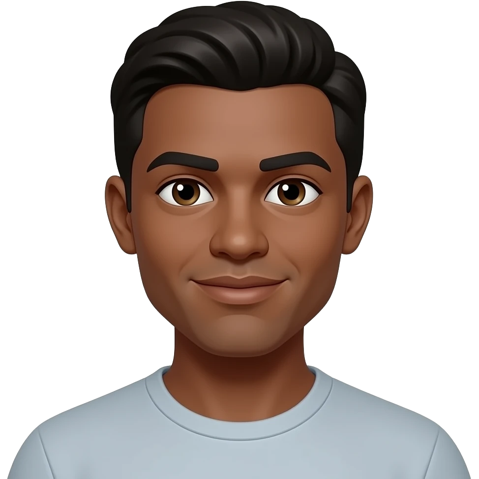 Darker skin  and hair emoji