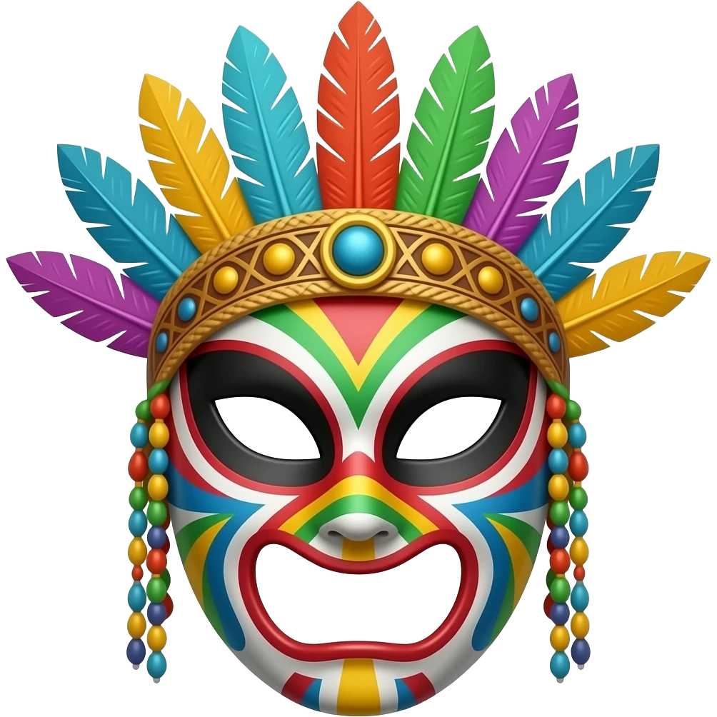 A wrestling luchadore mask emoji