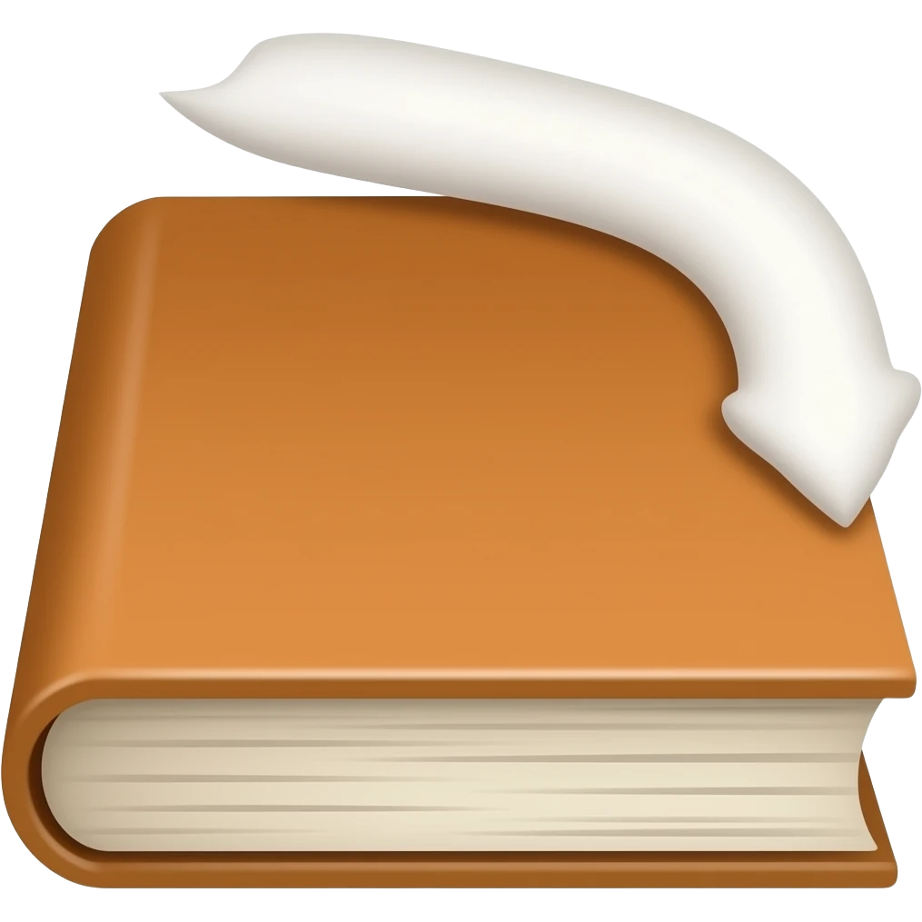 libro cerrado en forma vertical emoji