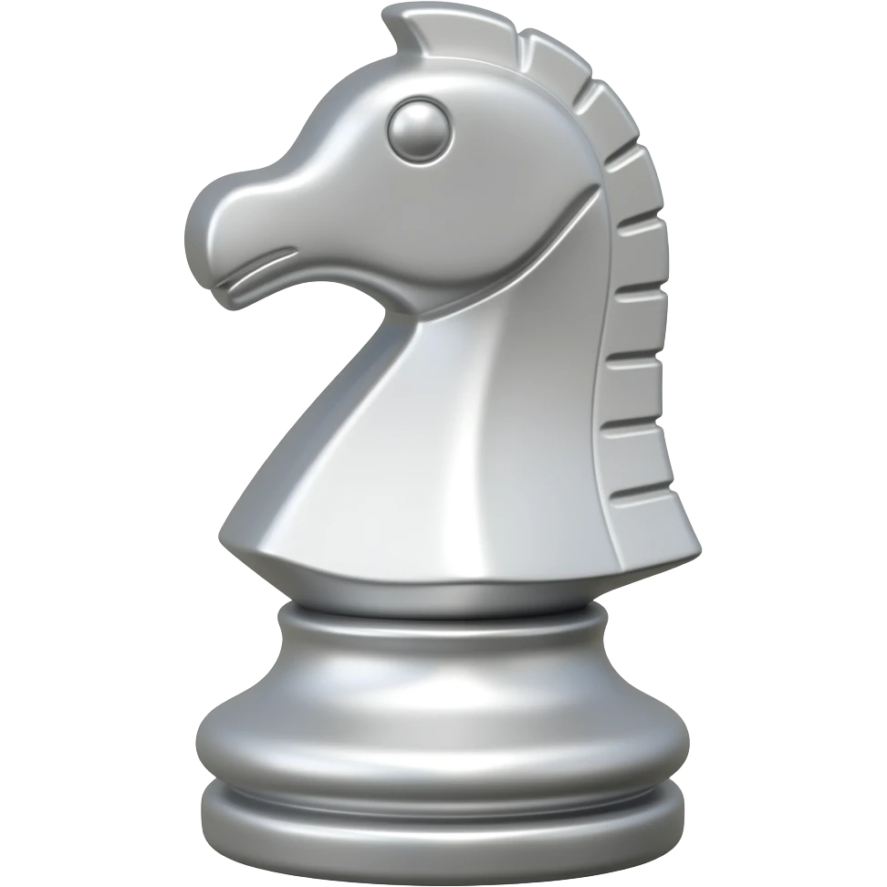 silver pigeon shape pawn emoji