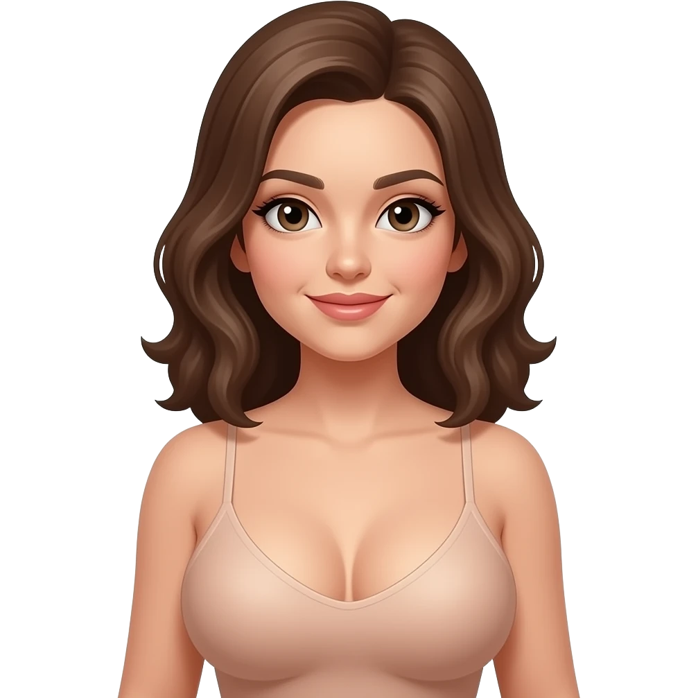 Nude girl with big tits emoji