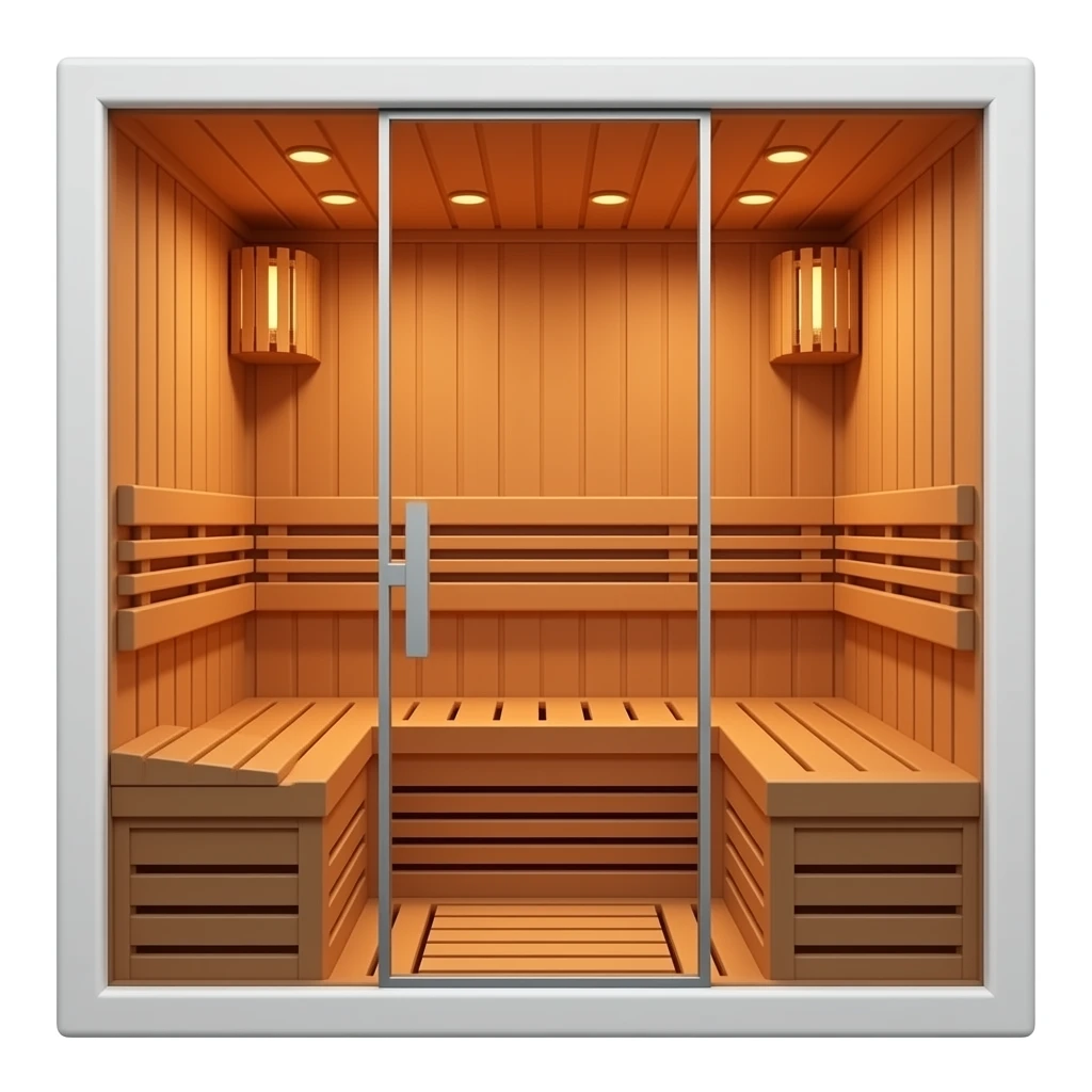infrared sauna with led lights emoji