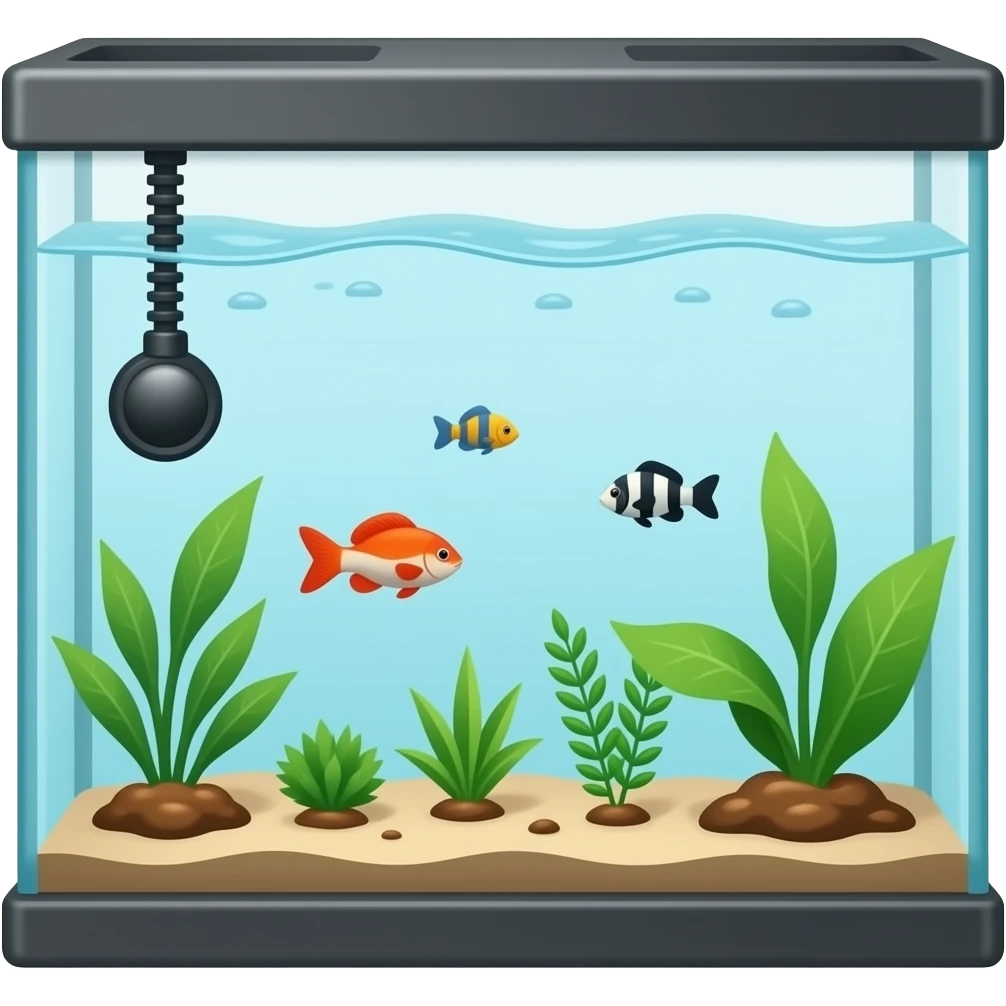 fish tank hang on back filter emoji