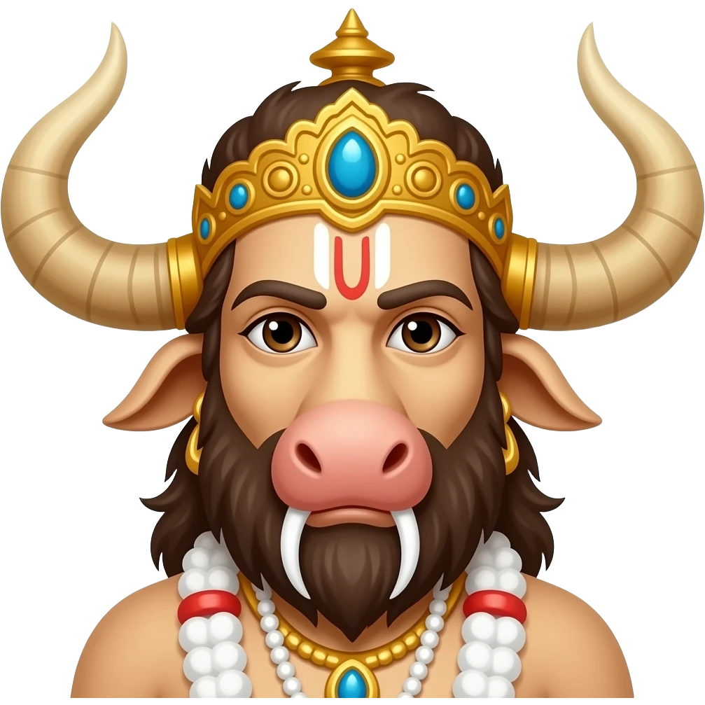 Ram with hanuman emoji