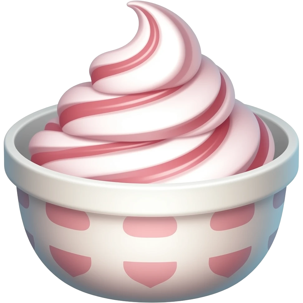 ice cream bowl emoji