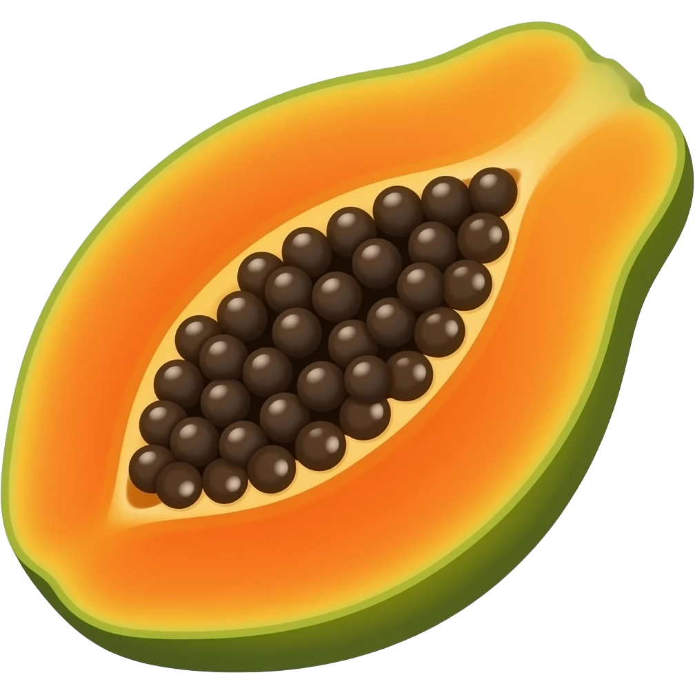 papaya emoji