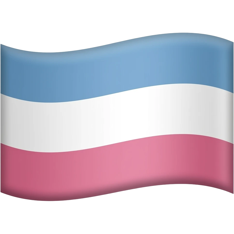 flag blue white pink emoji
