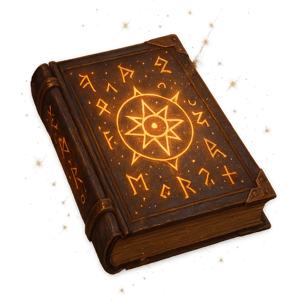magical book, no background emoji