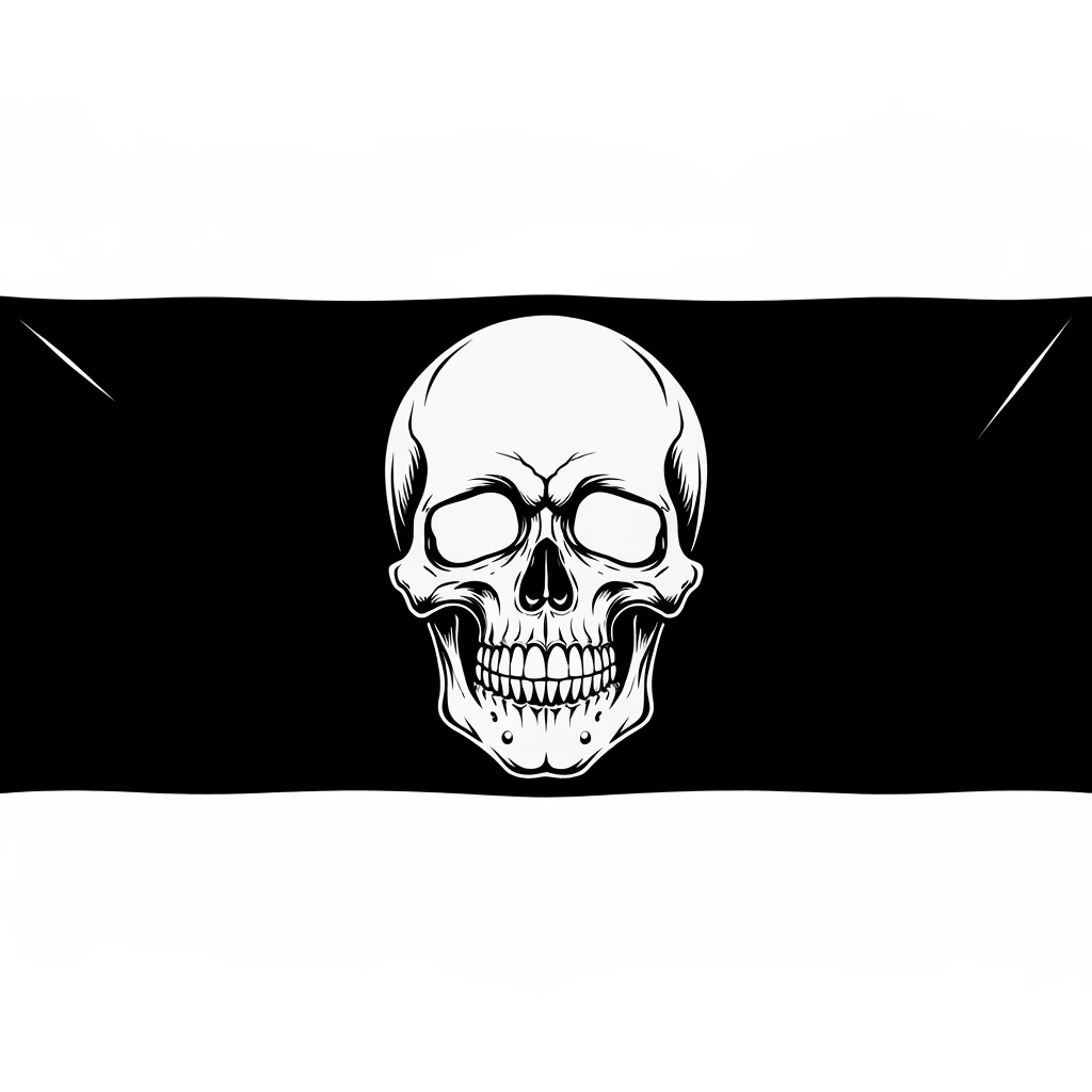goth banner, no text, no background, minimal, expressive, variation 3 emoji