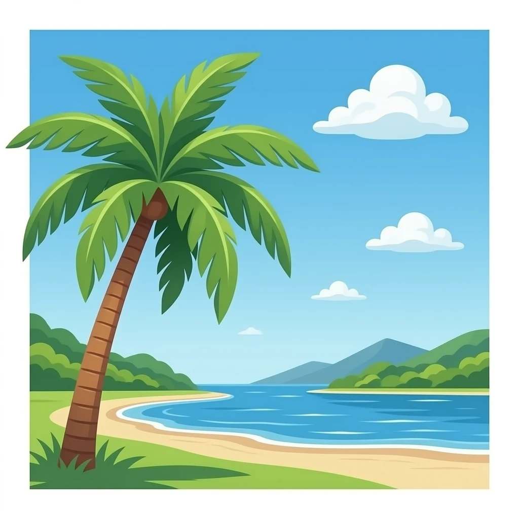 Palmetto tree emoji