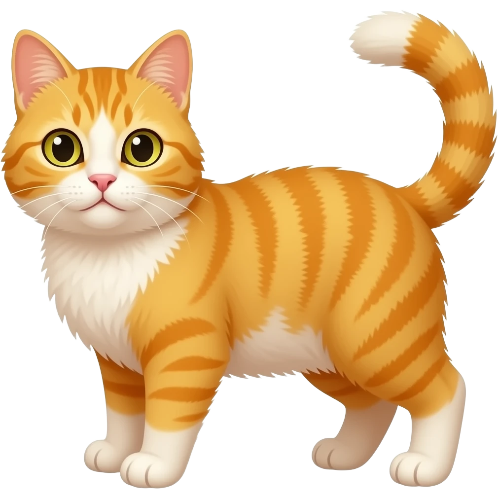 orange fur cat emoji