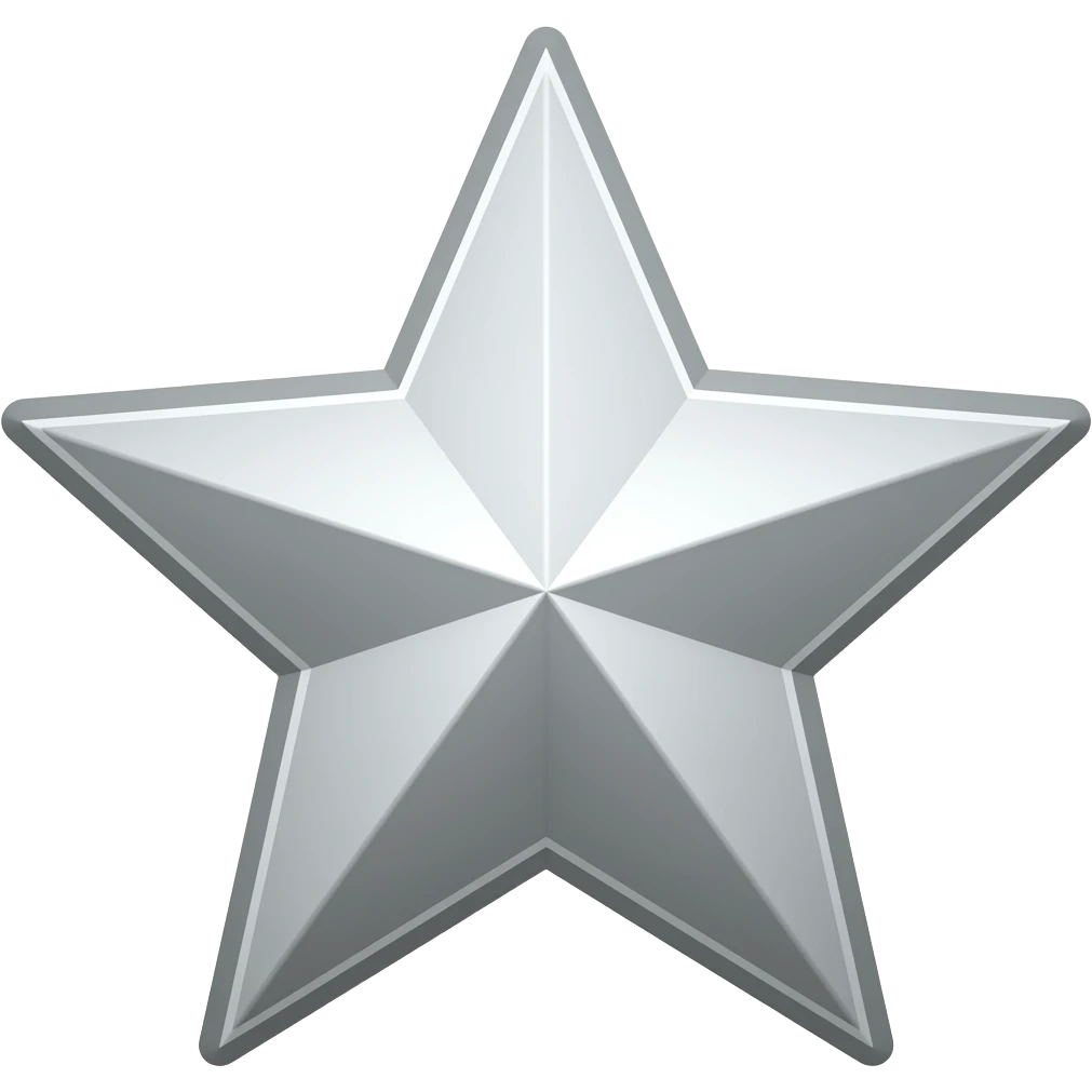 make the grey/silver part the same color as the star but leave the grey star outline emoji