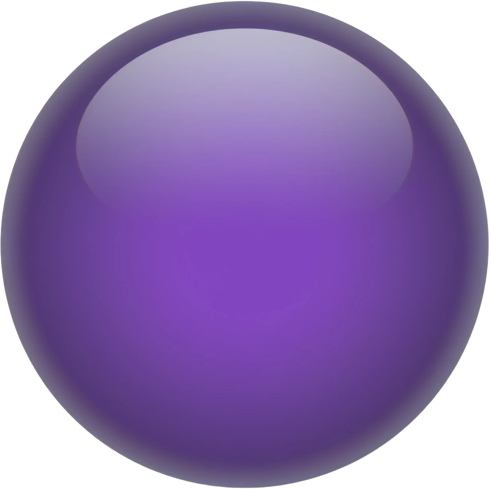 conferido cor roxo emoji