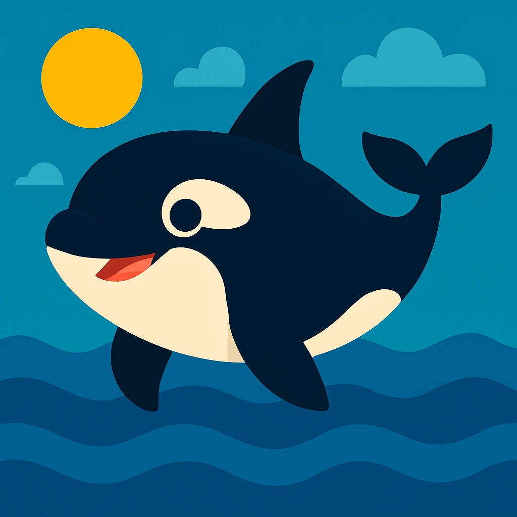Killer whale emoji