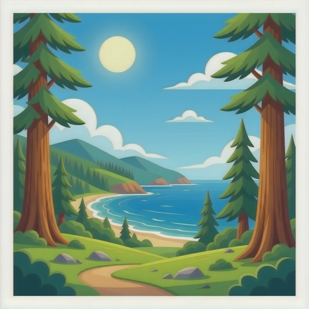 coastal redwood emoji