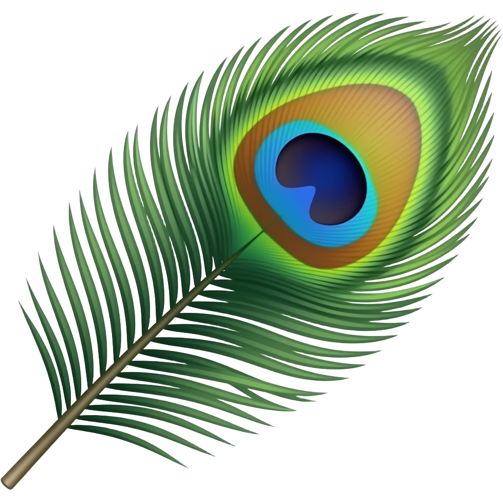 One feature of peacock called as morpankh emoji