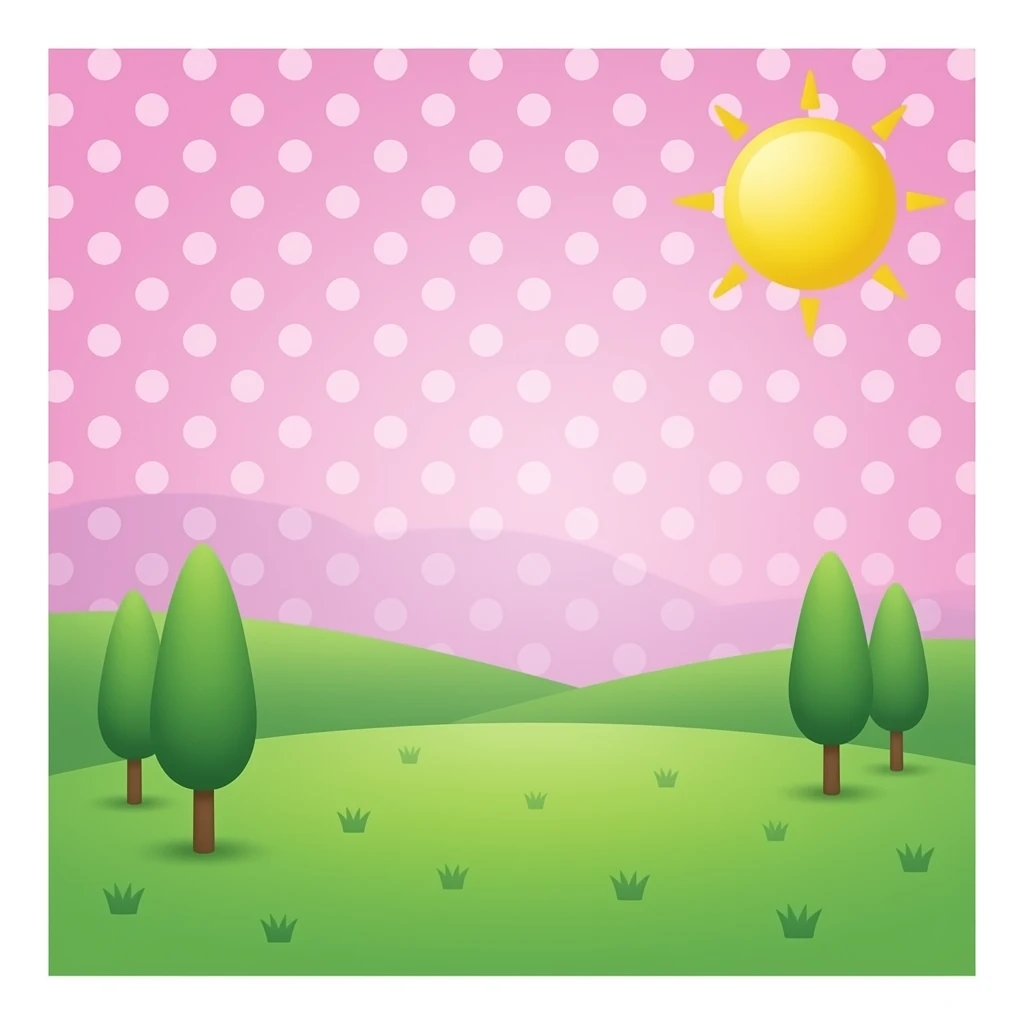 PINK POLKA DOT BACKGROUND emoji