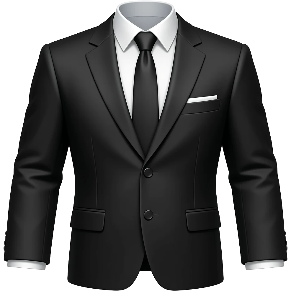 hole in a black suit emoji