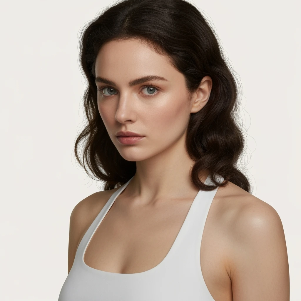 нарисуй в таком же стиле как девушка во вложении человека на втором фото, без фона emoji