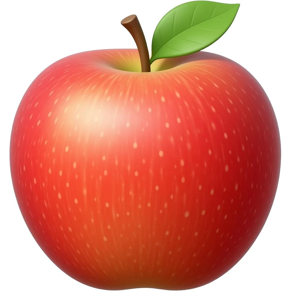 MANZANA 3d without face emoji