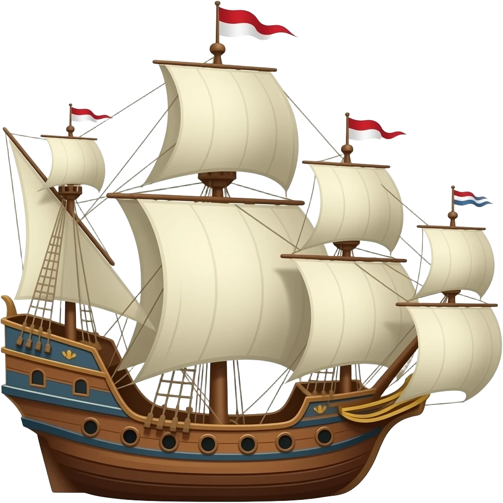 Dutch caravel emoji