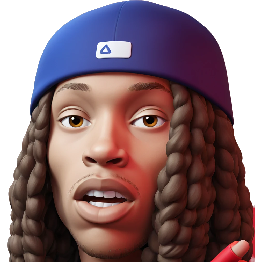 boy in backwards hat portrait emoji